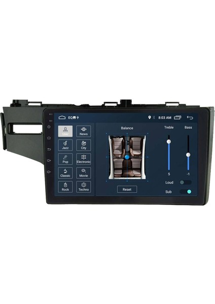 Araç Multimedya Cihazı - 2 32 / IPS 10 Inch Ekran - Navigasyon - Carplay - Honda Jazz 15-19 - Vsr