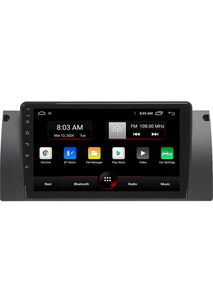 Araç Multimedya Cihazı - 2 32 / IPS 9 Inch Ekran - Navigasyon - Carplay - Bmw E39 - Vsr