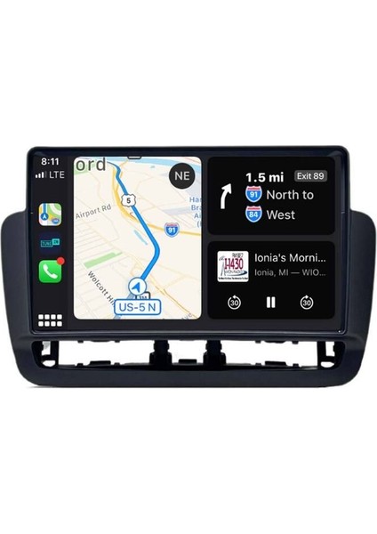 Araç Multimedya Cihazı - 2 32 / IPS 9 Inch Ekran - Navigasyon - Carplay - Seat Ibiza 08-13 - Vsr modelleri