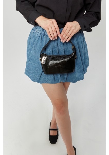 Kadın Süet Mini Çarpraz Zincir Askılı Omuz Çantası modelleri