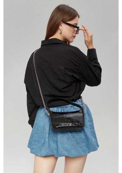 Kadın Süet Mini Çarpraz Zincir Askılı Omuz Çantası fırsatları