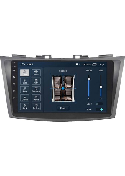 Araç Multimedya Cihazı - 2 32 / QLED 10 Inch Ekran - Navigasyon - Carplay - Toyota Avensis 02-08-Vsr