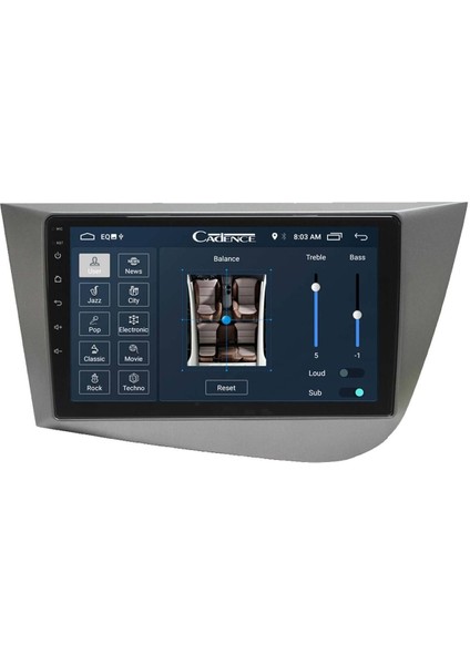 Araç Multimedya Cihazı - 2 32 / IPS 9 Inch Ekran - Navigasyon - Carplay - Seat Leon 2006 2010 -Vsr