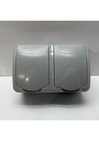 Bella Sıva Üstü Nemliyer İkili Kapaklı Topraklı Priz modelleri