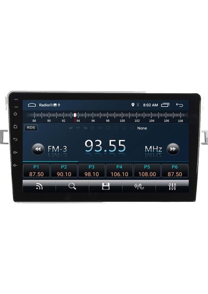 Araç Multimedya Cihazı - 2 32 / IPS 9 Inch Ekran - Navigasyon - Carplay - Toyota Verso 04-09 - Vsr