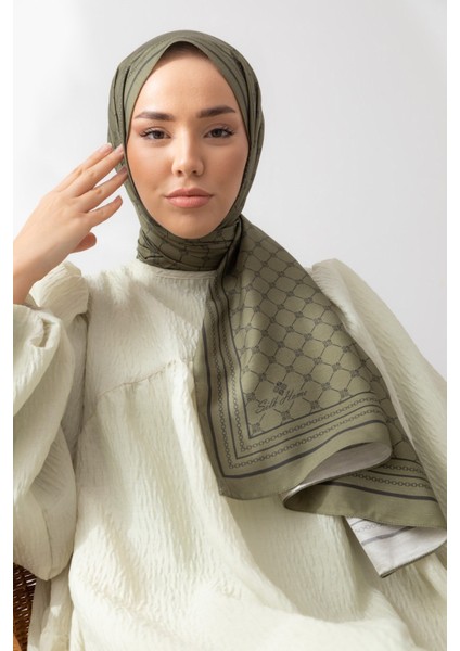 21 Silk Home Monogram Twill Şal 6514 fırsatları