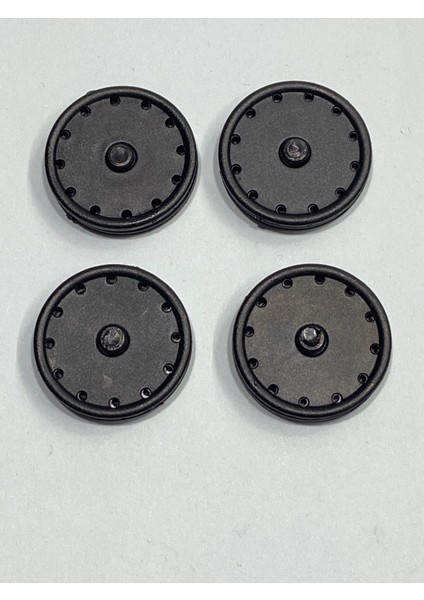 Kaban Çıtçıtı / Büyük Boy Çıtçıt / Siyah / 2,7 cm / 4 Lü Set