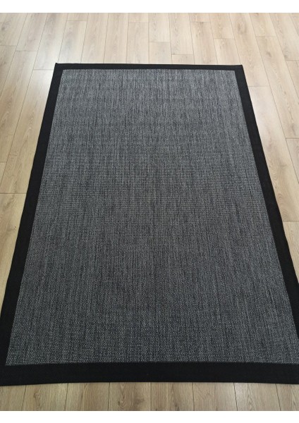 Sisal 9714 Gri / Siyah Bordürlü Jüt Sisal Kilim fiyatları