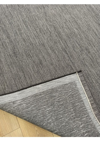 Sisal 9714 Gri / Siyah Bordürlü Jüt Sisal Kilim indirimleri