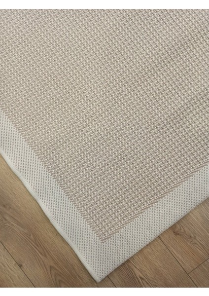 Sisal 9427 Krem / Bej Bordürlü Jüt Sisal Kilim