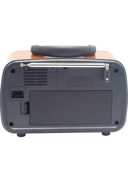 NS-8068 Nostaljik Radyo USB / Tf Kart / Fm Retro Taşınabilir Bluetooth Hoparlör