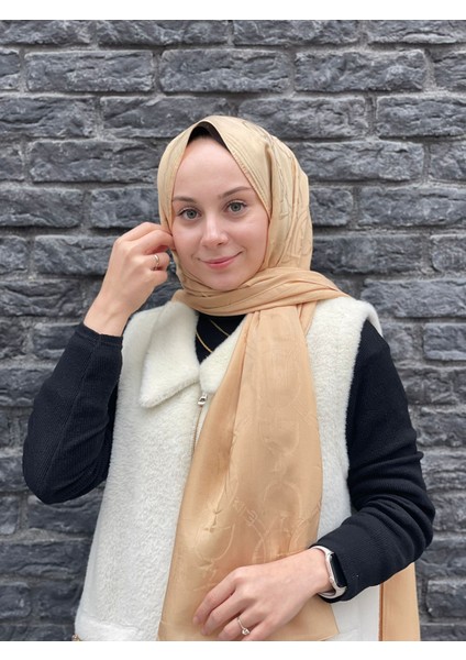Koyu Bej Harem Scarf Maria Şal