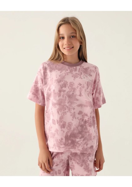 %100 Pamuk Kız Çocuk T-Shirt 341X16W