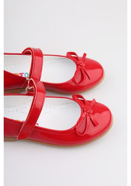 Kırmızı Kız Çocuk Babet Ayakkabı Fiyonklu Çocuk Babet Kız Çocuk Ortopedik Kırmızı Babet fiyatları