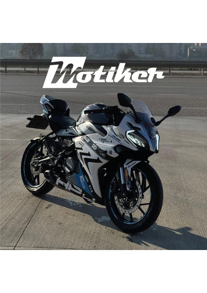 Cfmoto 250SR Bmw Hp4 Model Parcalı Motosıklet Kaplama Stıcker Etıket Modelı Renk 5 fırsatları