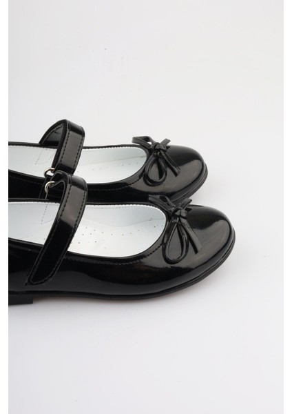 Siyah Renk Kız Çocuk Babet Ayakkabı Fiyonklu Çocuk Babet Kız Çocuk Ortopedik Siyah Babet fiyatları