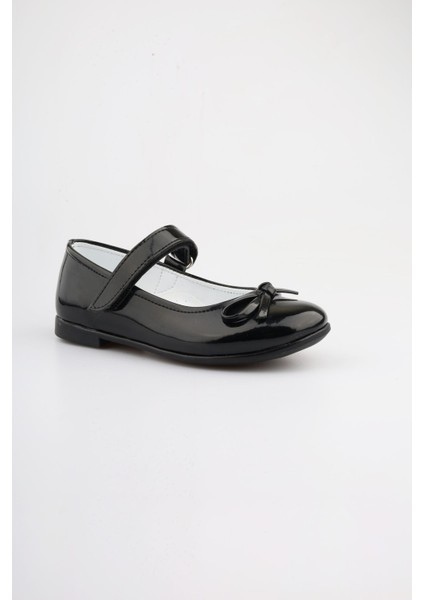 Siyah Renk Kız Çocuk Babet Ayakkabı Fiyonklu Çocuk Babet Kız Çocuk Ortopedik Siyah Babet indirimleri
