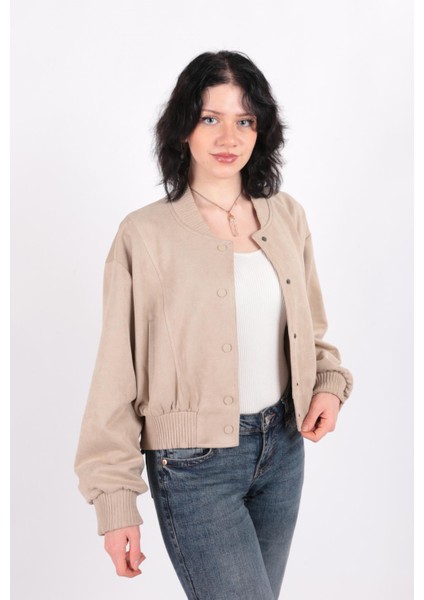 90680 Kadın Süet Mont modelleri