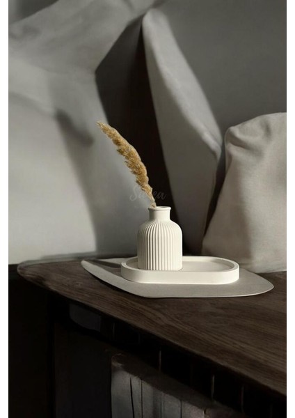 2'li Iskandinav Tarzı Bohem Minyatür Dekoratif Çizgili Vazo indirimleri