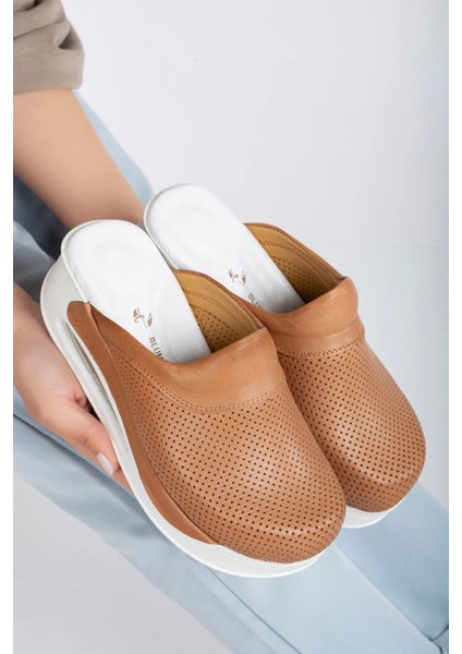 Hakiki Deri Kadın Ortopedik Hemşire - Doktor Terliği - Sabo Terlik - Rahat - Comforlu - Kaymaz Taban fiyatları