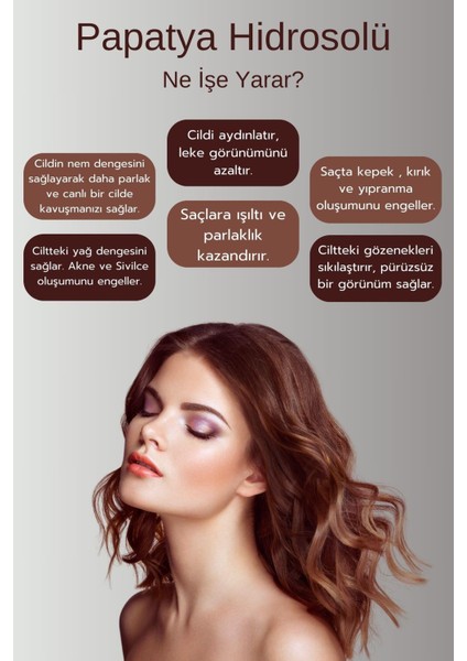 Saf Papatya Suyu 100 ml Saç ve Yüz Toniği modelleri