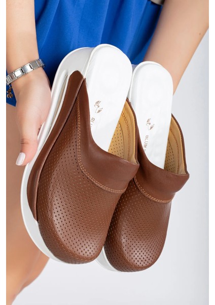 Hakiki Deri Kadın Ortopedik Hemşire - Doktor Terliği - Sabo Terlik - Rahat - Comforlu - Kaymaz Taban fırsatları