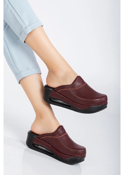 Hakiki Deri Kadın Ortopedik Sabo Terlik - Air Taban - Rahat ve Comforlu - Kaymaz modelleri