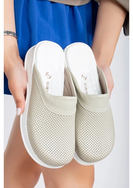 Hakiki Deri Kadın Ortopedik Hemşire - Doktor Terliği - Sabo Terlik - Rahat - Comforlu - Kaymaz Taban modelleri