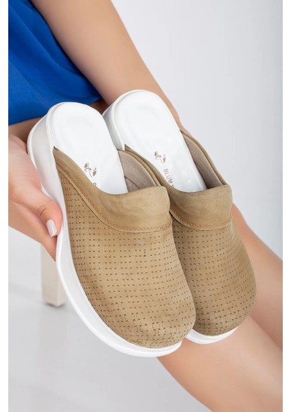 Hakiki Deri Kadın Ortopedik Hemşire - Doktor Terliği - Sabo Terlik - Rahat - Comforlu - Kaymaz Taban modelleri