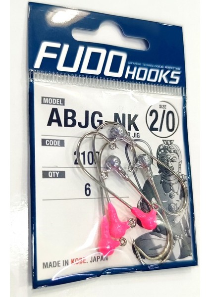 2100 Jıghead No:3/0, Nıkel, 6 Adet 2 Gram