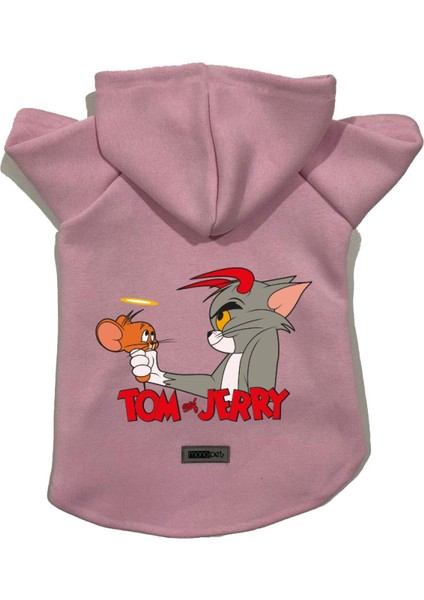 Polar Sweatshirt Köpek ve Kedi Kıyafeti - Tomjerry & Garfield 2'li Fırsat Paketi - S Beden