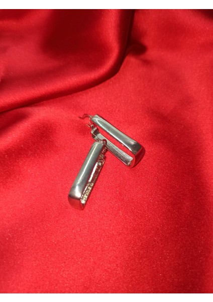 Dikdörtgen Bronz Küpe