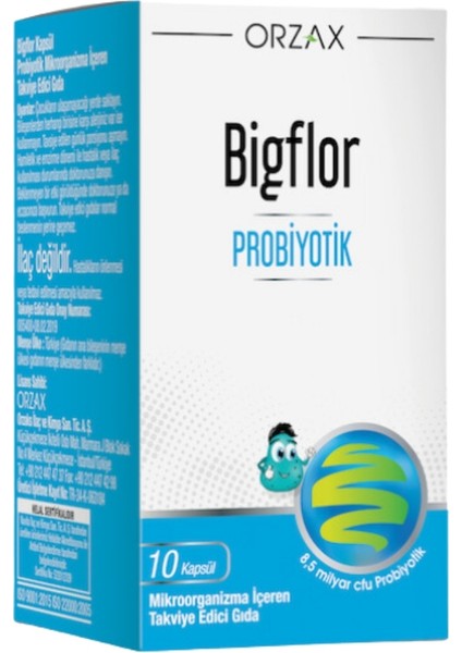 Bigflor Probiyotik 10 Kapsül x 2 Adet