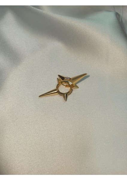 Diken Model Gold Küpe