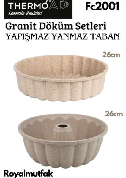 2'li Vizon Set (Tart Kalıbı-Kek Kalıbı)