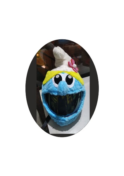 Kask Kılıfı Peluş Şirine