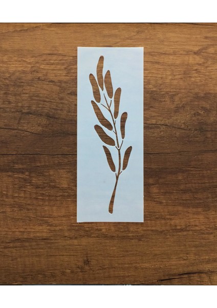 Kır Çiçeği, Floral, Botanik, Yaprak Minimalist Stencil Serisi No.18