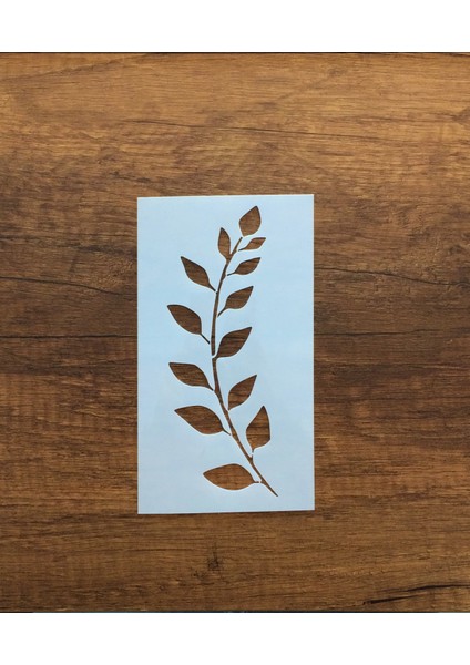 Kır Çiçeği, Floral, Botanik, Yaprak Minimalist Stencil Serisi No.14