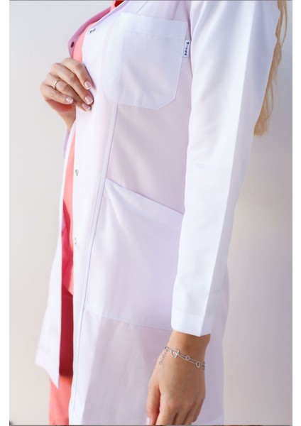 Kadın Doktor Önlüğü,ara Boy Model,gömlek Yaka,öğretmen Önlüğü, fırsatları