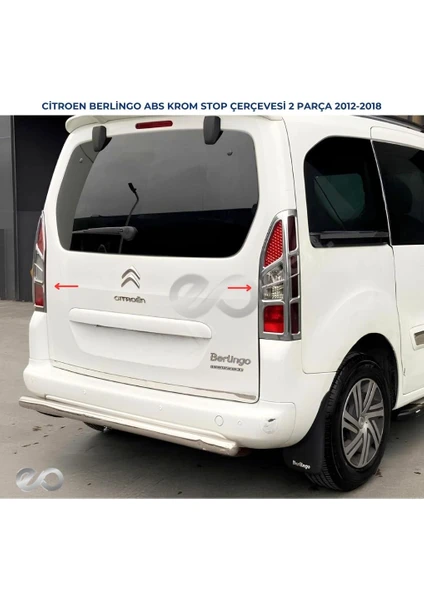 Ebal Oto Citroen Berlingo Abs Krom Stop Çerçevesi 2 Parça 2012-2018 Arası