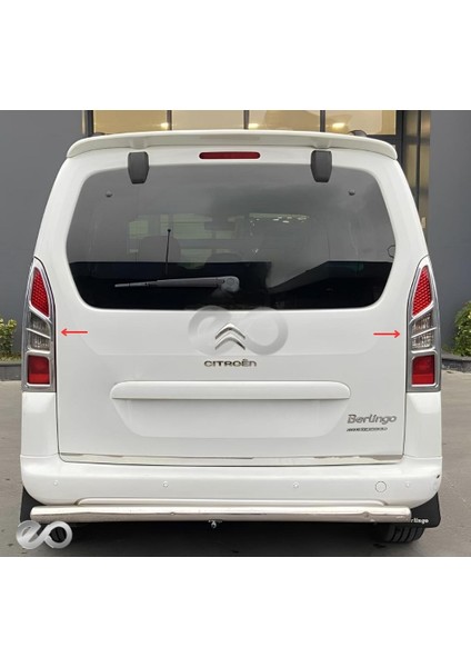 Citroen Berlingo Abs Krom Stop Çerçevesi 2 Parça 2012-2018 Arası