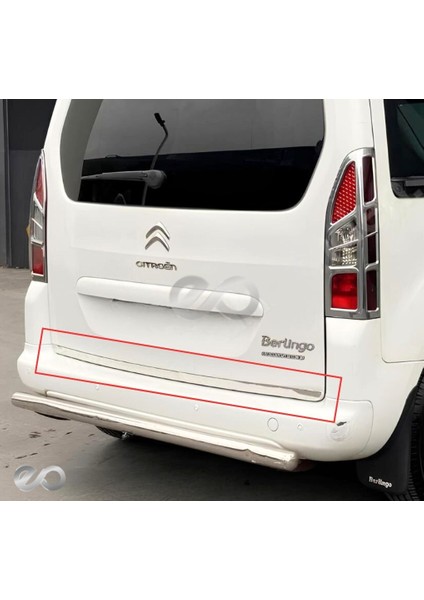 Citroen Berlingo Krom Bagaj Alt Çıtası 2008-2018 Arası P. Çelik