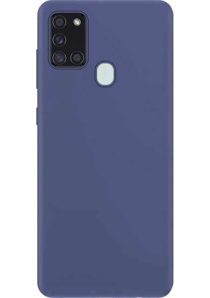 Samsung Galaxy A21S Ince Mat Silikon Kılıf Lacivert fiyatları