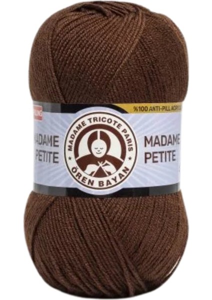 Ören Bayan Madame Petite Örgü İpi - Kahverengi - 1 Adet - ( Renk Kodu: 083 )