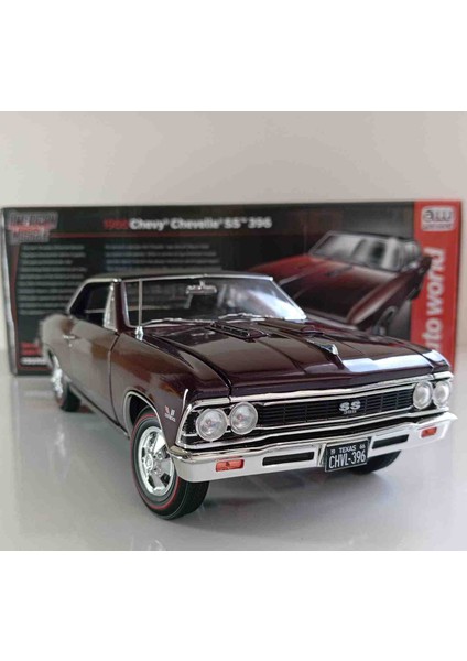 Dianomi Autoworld 1:18 1966 Chevrolet Chevelle Ss 396 ( Diecast Metal Model)