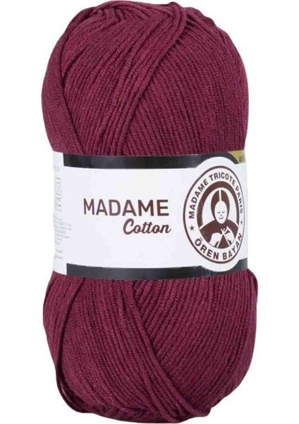 Madame Cotton Örgü Ipi - Bordo - ( Renk Kodu: 010 )