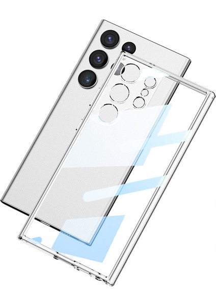 Samsung Galaxy S25 Plus Kılıf Kamera Korumalı Ultra Ince Şeffaf Silikon