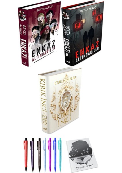 Kırık Inci (Ciltli) ve Enkaz Altındakiler 2li Set (Ciltli) Beyza Alkoç
