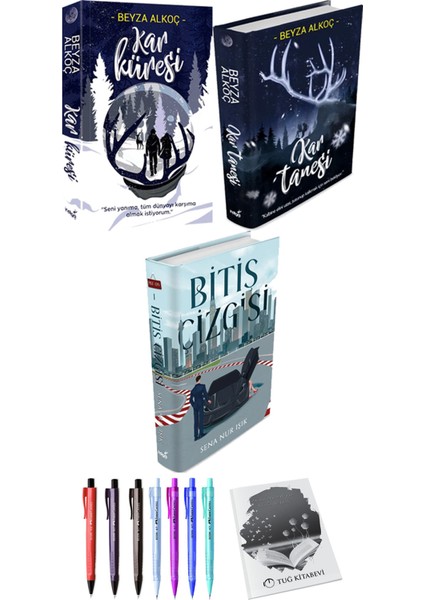 Bitiş Çizgisi (Ciltli) ve Kar Küresi Kar Tanesi (Ciltli) Beyza Alkoç