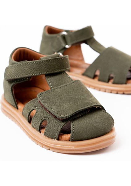 Ilkadım - Bebek Hakiki Deri Ortopedik Sandalet